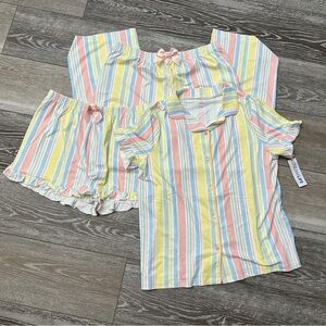 NWT US ANGELS Dreamlife Girls Sz 14 -16 3 Pc Premium Sleepwear for Kids Pajamas